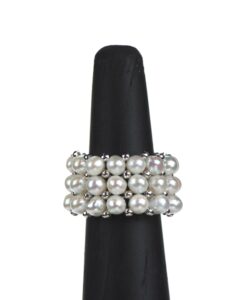 Ring hvit 3 rader