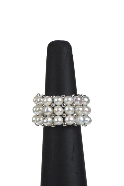 Ring hvit 3 rader