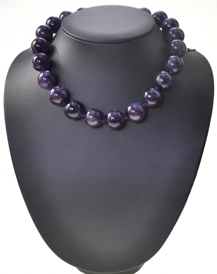 Kjede ametyst 18mm - Bilde 2