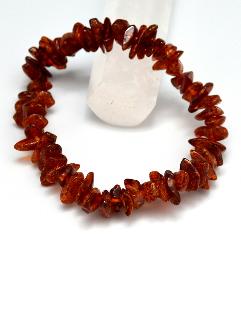 Rav armbånd oransje