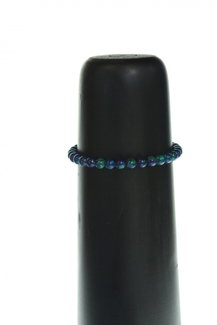 Azuritt armbånd 6mm