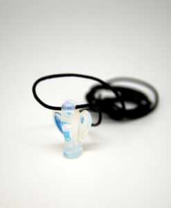 Engel glassopal med snor