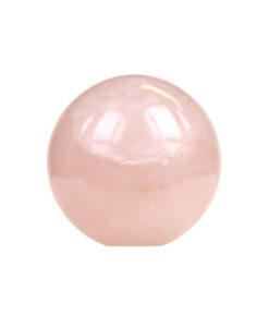 Polert kule 25mm rosa kvarts