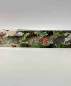 Lang boks med 6 dinosaurer