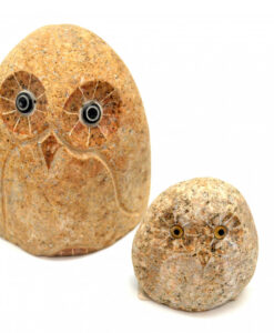 Ugle i elvestein  12 cm