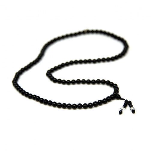 Elastisk kjede med  sort agat