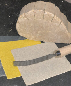 Dino-figur med sandpapir og fil 5 cm