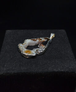 Agat anheng geode skive