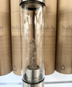 Drikkeflaske med røyk kvarts