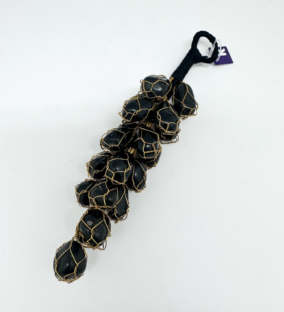 Drueklase i sort agat