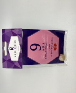 Bryllupsstein 9 år citrin