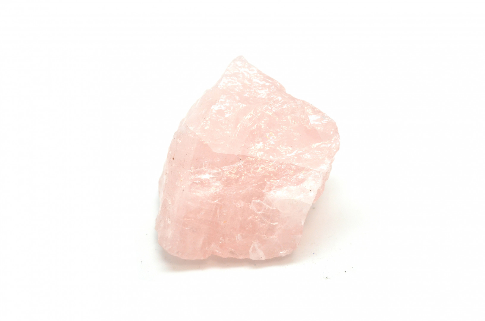 Rå rosa kvarts krystall 12x12x10