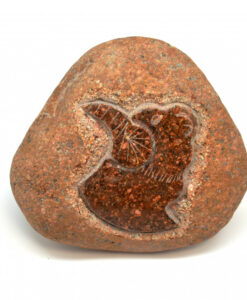 Stjernetegn tyren i elvestein