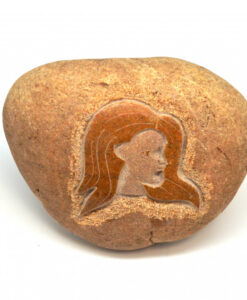 Stjernetegn jomfruen i elvestein