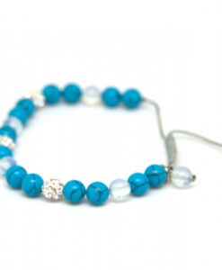 Turkis regulerbart med krystallkuler