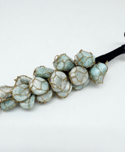 Drueklase med amazonitter