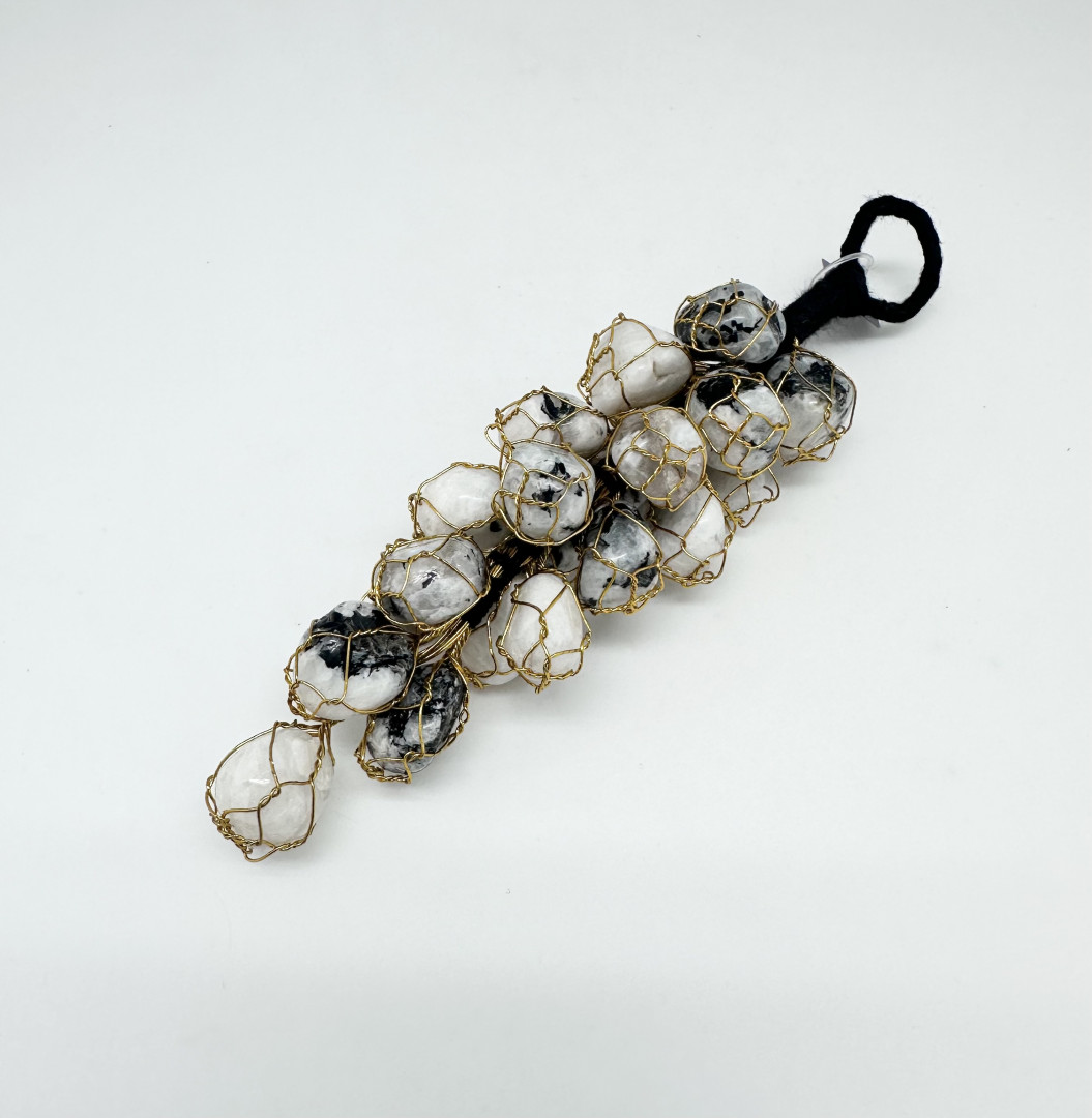 Drueklase kvarts med turmalin