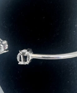 Armbånd med 2 store Herkimer diamanter