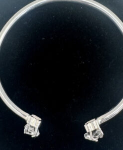 Armbånd med 2 store Herkimer diamanter