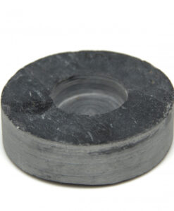 Te-lys i sort skifer