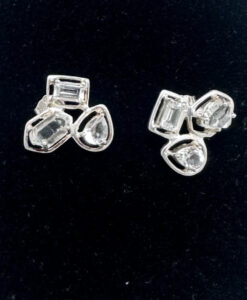 Ørepynt med 3 Herkimer